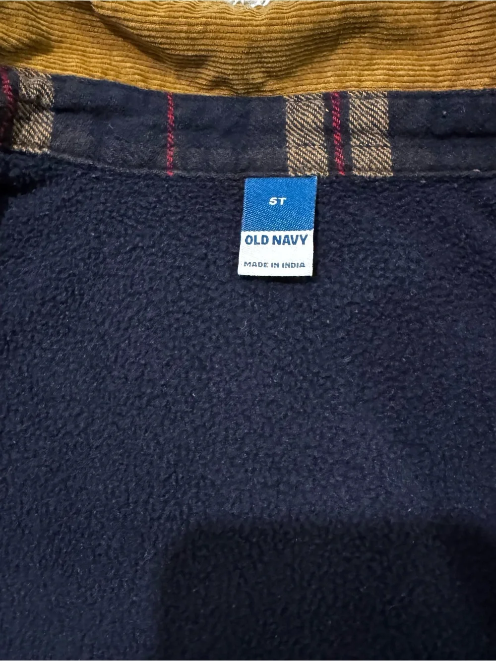 Old Navy Boys 5T Microfleece-Lined Pocket Flannel